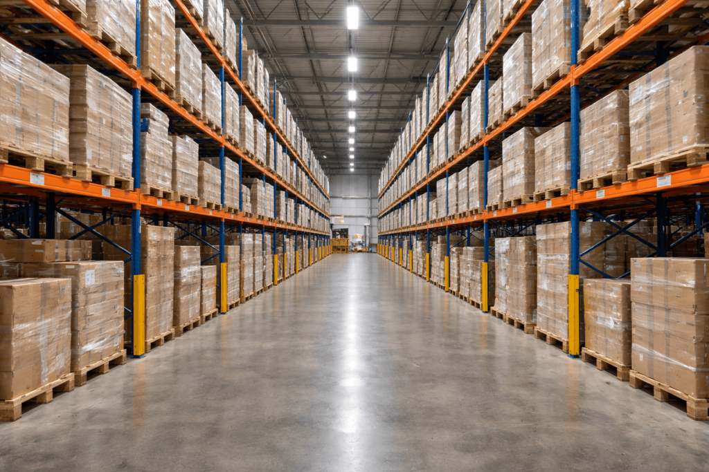 steel racking repair solution in Texas completed project