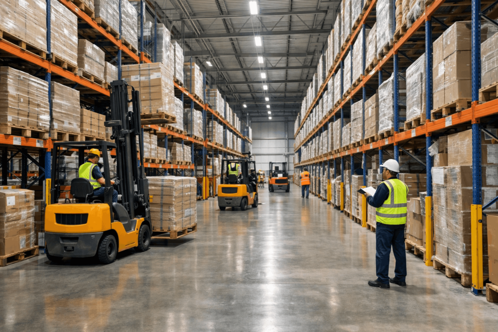 steel racking repair solution in Texas warehouse system