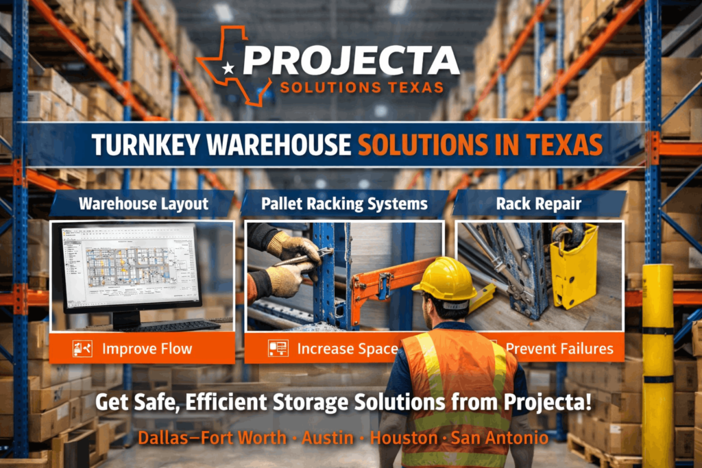 Warehouse Layout and Rack Repair in Texas