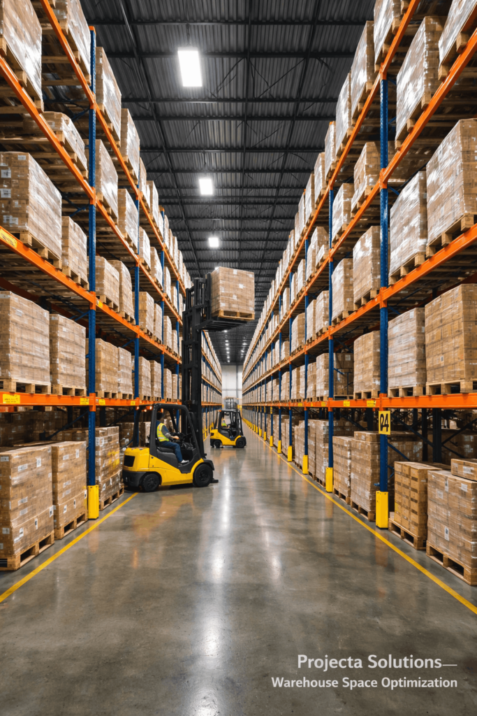 warehouse space optimization dallas tx high bay pallet racking storage system